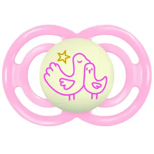 Mam Baby Perfect Night Silicone Pacifier +16m Pink