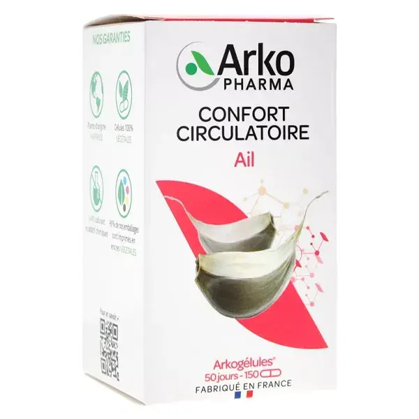 Arkopharma Arkogélules Ail Confort Circulatoire 150 gélules