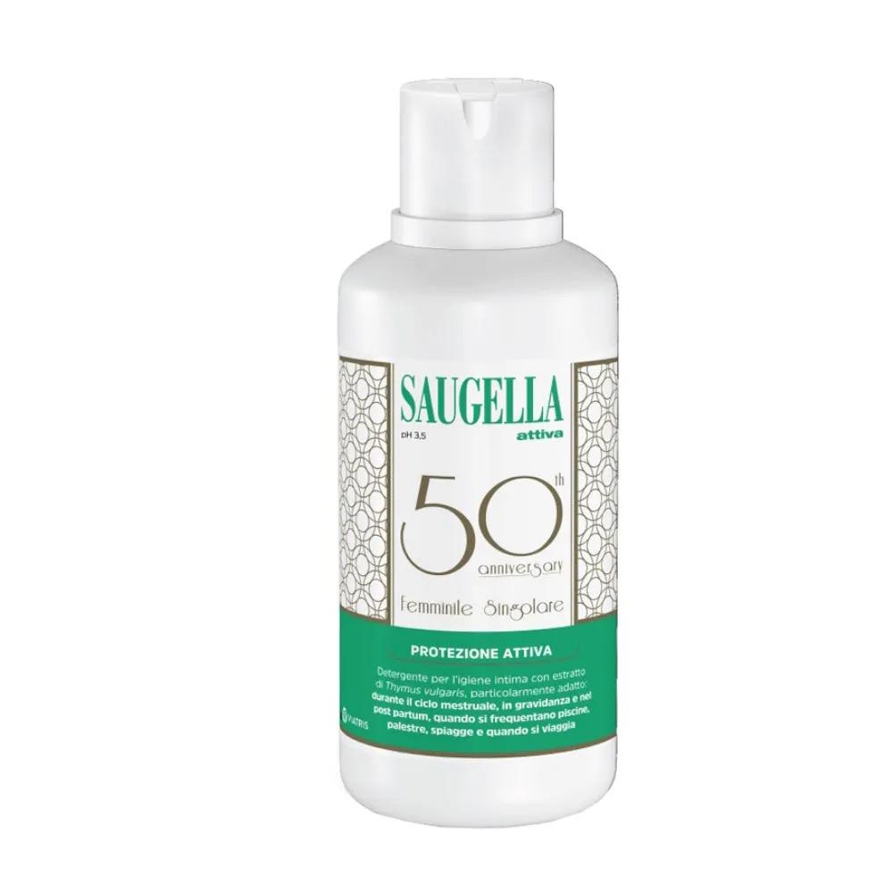 Saugella Attiva Detergente Intimo Femminile Edizione 50 Anniversary 500 ml