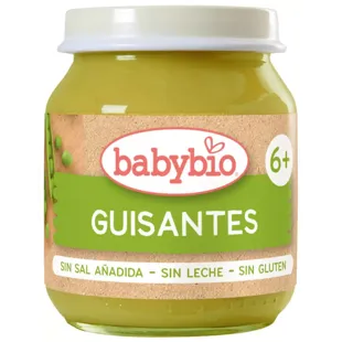 Babybio Jar of Peas +6m 130 gr