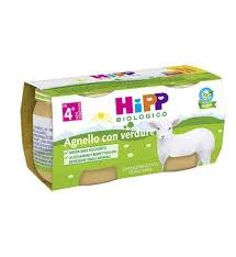 Hipp Biologico Omogeneizzato Agnello e Verdure 2x80g