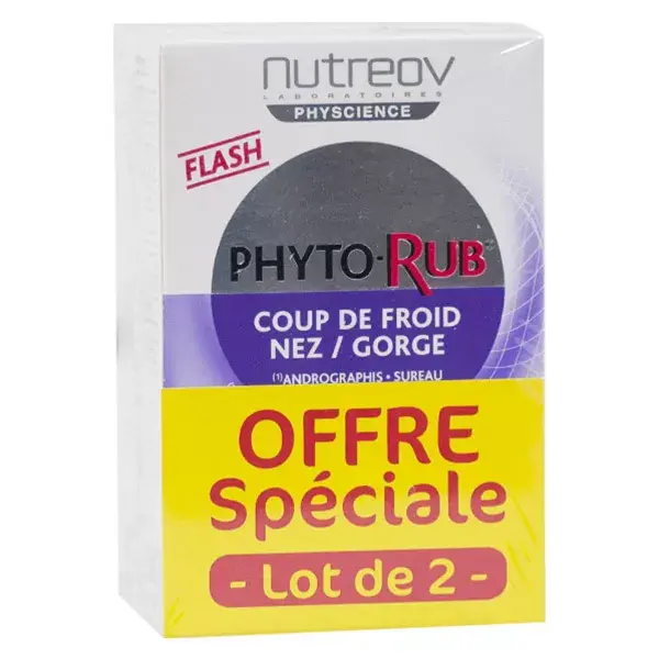 Nutreov Physcience Phyto-Rub Coup de Froid Lot de 2 x 10 comprimés