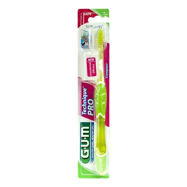 Gum Brosse à Dents N°525 Technique Pro Compact Soft