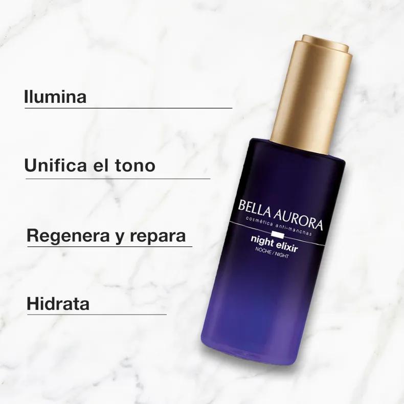 BELLA AURORA Anti-Aging Splendor Night Pack – Nachtcreme 50ml + Serum 30ml, Für Haut Ab 50