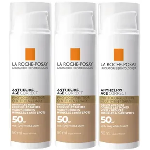 La Roche Posay Anthelios Age Correct SPF50 Color 3x50 ml
