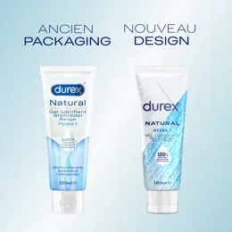 Durex Gel Lubrifiant 100% d'origine Naturelle - A l'Acide Hyaluronique - 100ml 