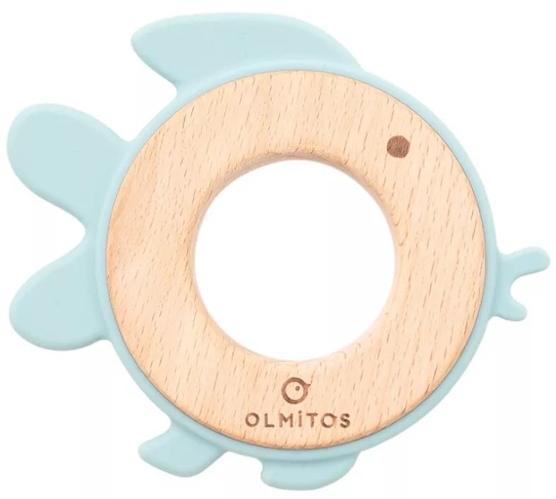 Olmitos Silicone/Beech Fish Teether