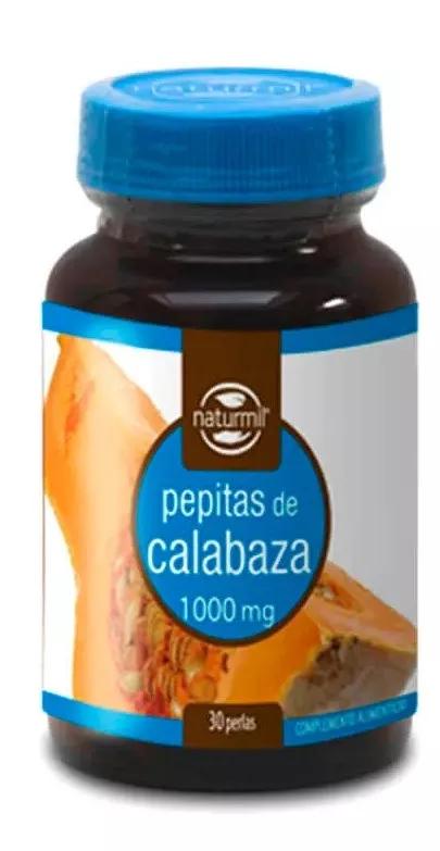 Kürbiskerne 1000 mg Naturmil 30 Perlen