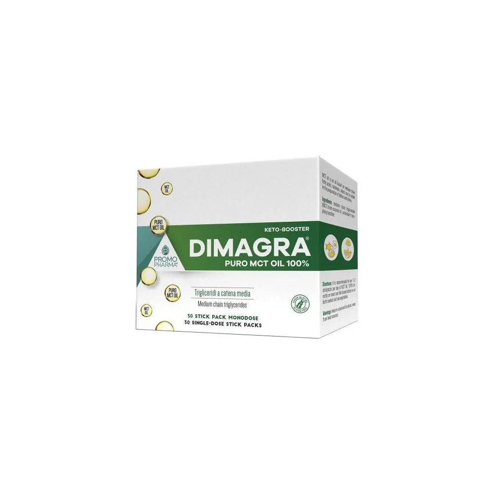 Dimagra MCT Oil 100% Integratore Brucia Grassi 30 Stick