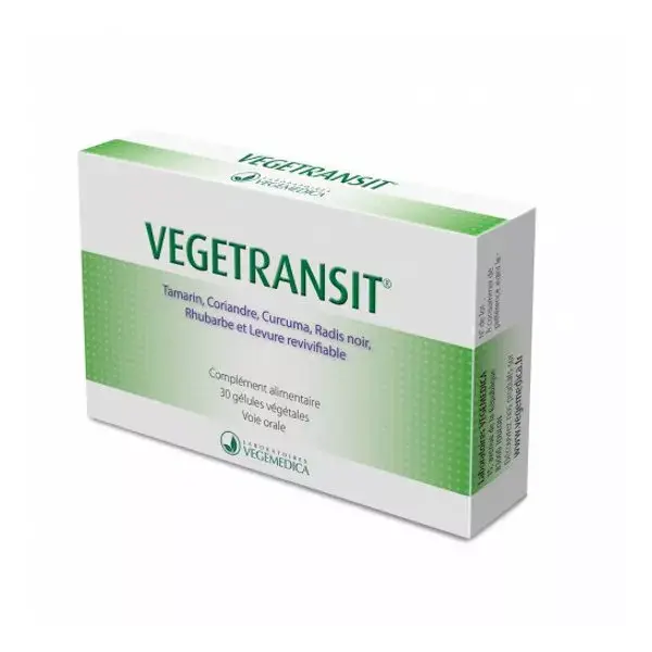Vegemedica Vegetransit 30 capsules