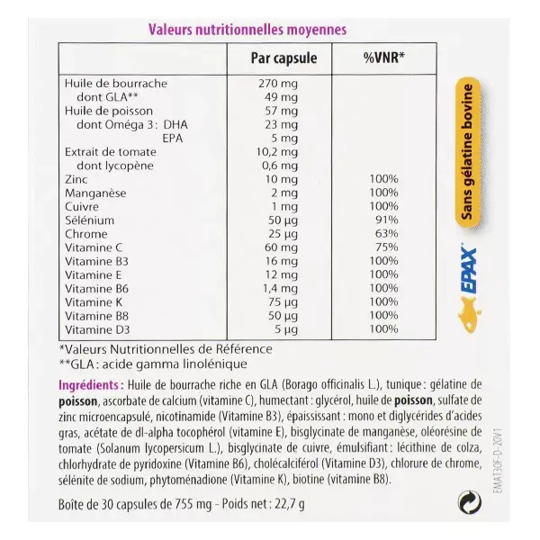 Densmore Suvéal Maturité - Ménopause - Bouffées de chaleur - 30 capsules