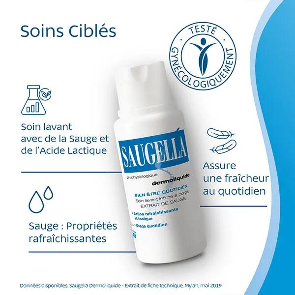 Saugella Dermoliquide lote de 2 x 250ml