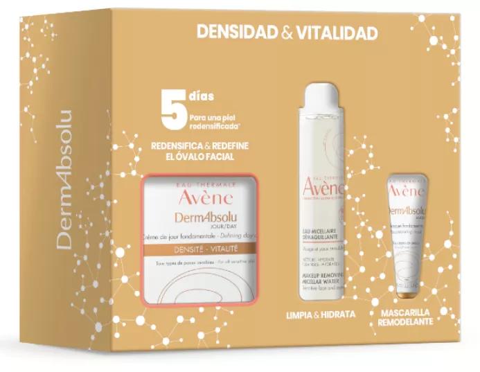 Avène DermAbsolu Crema Día 40 ml + Agua Micelar 100 ml + Mascarilla 15 ml