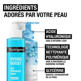 Neutrogena Aqua-Gel Nettoyant Hydro Boost Sans Parfum 200 ml