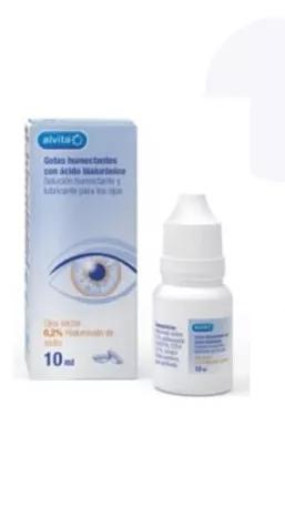 Alvita Gouttes Hydratantes à l'Acide Hyaluronique 10 ml