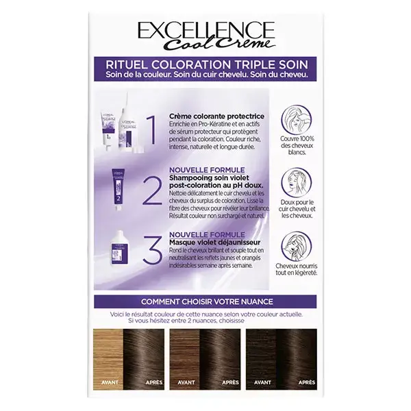 L'Oréal Paris Excellence Cool Cream 6.11 Dark Ultra Ash Blonde