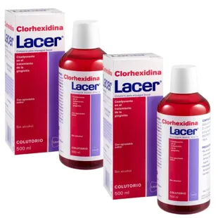 Lacer Chlorhexidine Mouthwash 2x500 ml