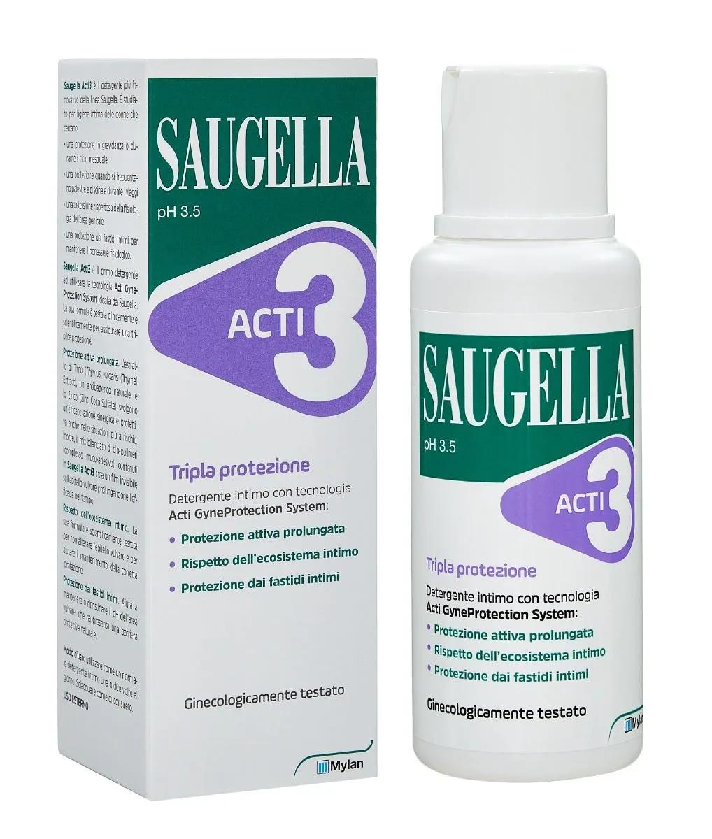 Saugella ACTI3 Detergente Intimo Tripla Protezione 250 ml