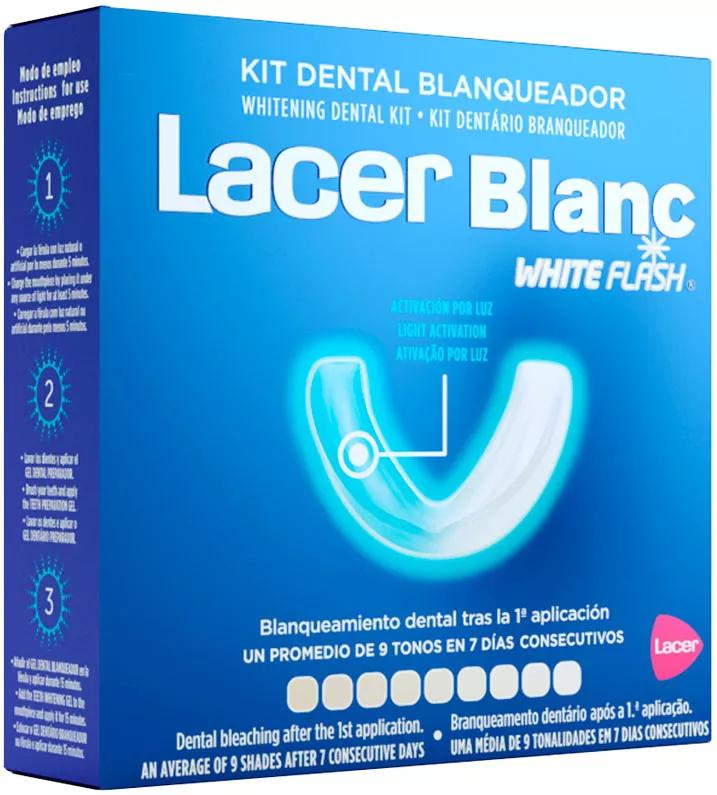 Lacer Kit de dentes Branqueador White Flash Blanc