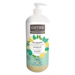 Cattier Gel Douche Citron Menthe Bio 1L