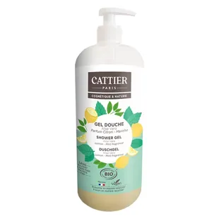 Cattier Gel Doccia Limone Menta Bio 1L