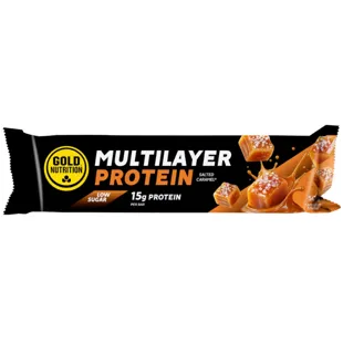 GoldNutrition Multilayer Bar Low Sugar Salted Black Caramel 50 gr