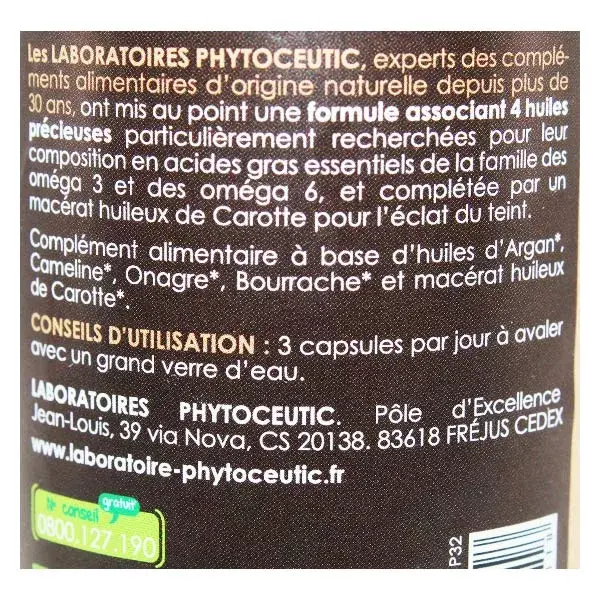 Phytoceutic Organic Precious Oils 90 Capsules