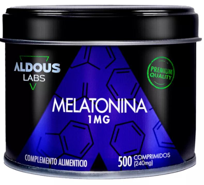 Aldous Labs Melatonina Pura 1mg 500 Comprimidos