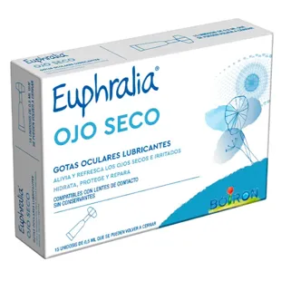 Euphralia Colírio Lubrificante para Olhos Secos 15x0,5 ml