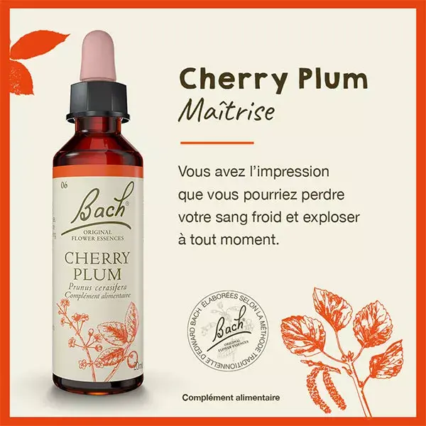 Fleurs de Bach 06 Cherry Plum 20ml