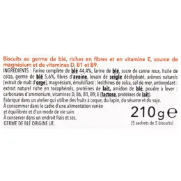 Gerblé Vitalité Biscuit Complet au Germe de Blé 210g