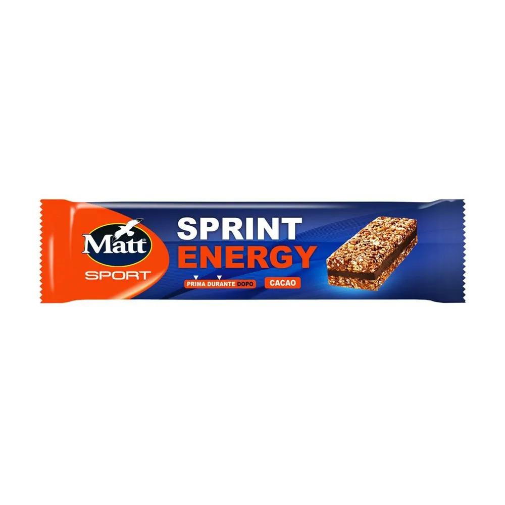 Matt Sport Energy Sprint Cacao Barretta Da 35 g