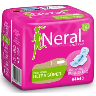 Neral Ultra Wings Super Compressas 12 unidades