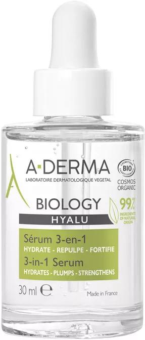 A-Derma Biology Hyalu Sérum 3 em 1 30ml