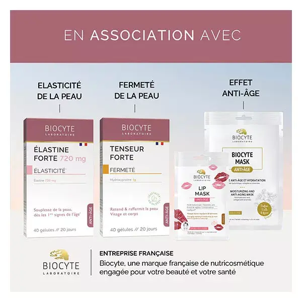 Biocyte Collagen 10gr Express Marin Collagène Peptan® marin de type 1- 30 sticks