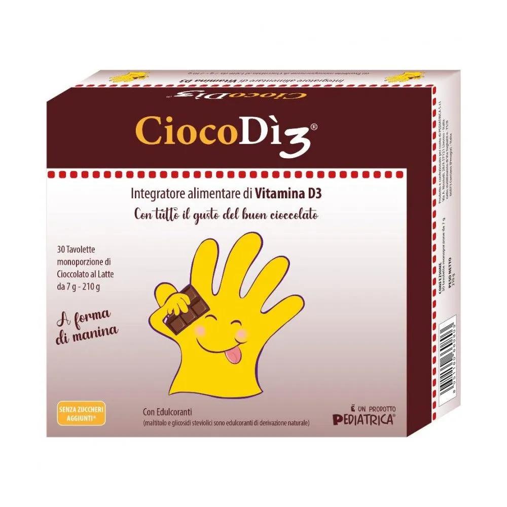 Ciocodi3 Integratore Vitamina D3 Cioccolato 30 Compresse