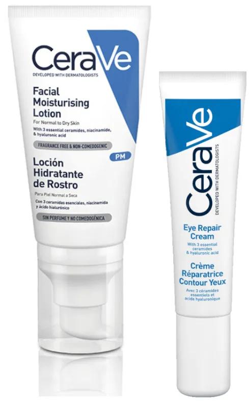 CeraVe Lotion Hydratante 52 ml + Contour des Yeux 14 ml
