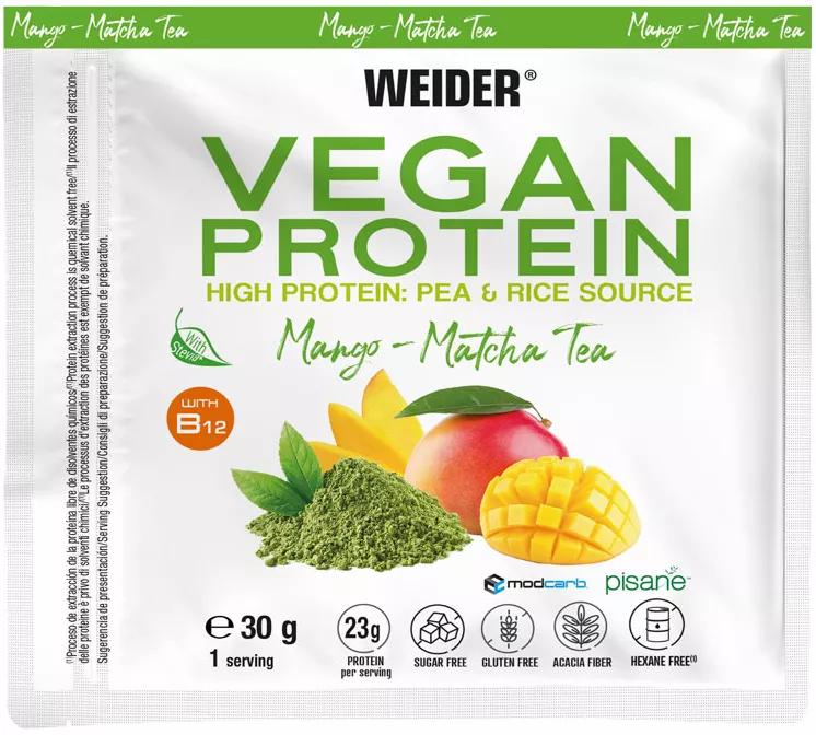 Imagen de Weider Vegan Protein Mango Monodosis 30 gr