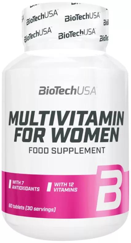 Biotech Usa Multivitamin For Women 60 Tablets