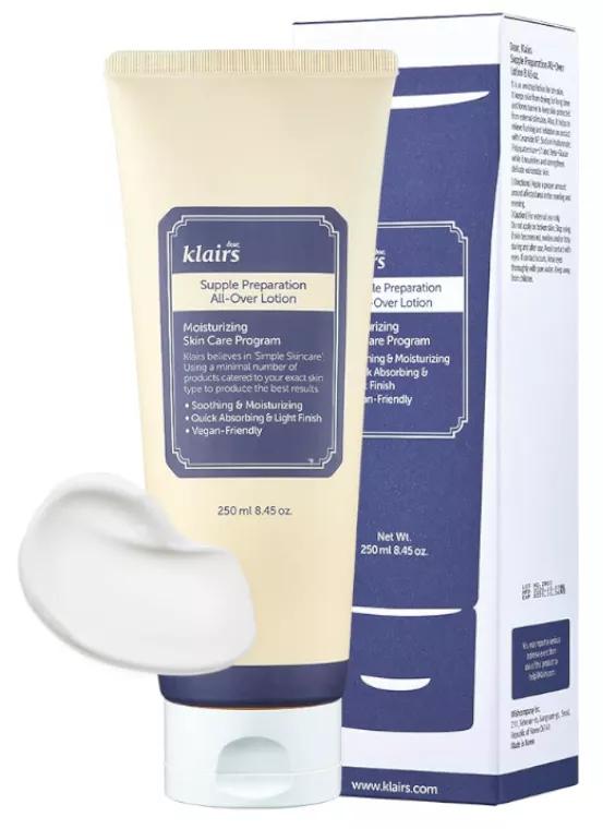 Klairs Loción Hidratante Rostro y Cuerpo Supple Preparation All Over 250 ml