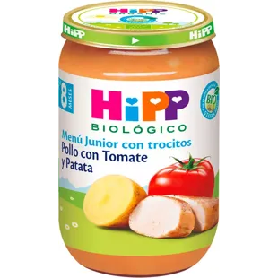HiPP Tarrito de Pollo con Tomate y Patata +8m BIO 220 gr