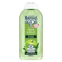 Le Petit Marseillais Shampooing Force Éclat Pomme Olivier Bio 300 ml