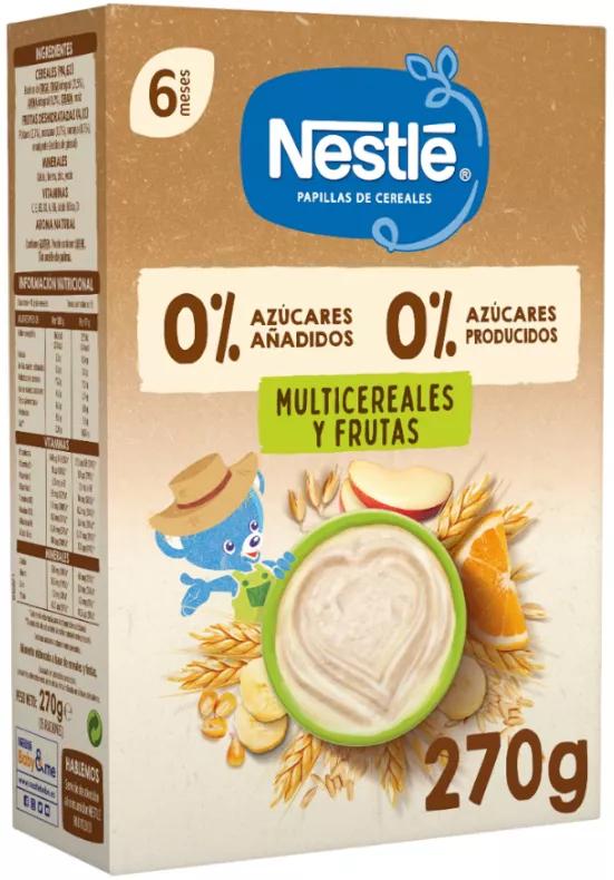 Nestlé Papilla Multicereales Fruta Selección de la Naturaleza 270 gr