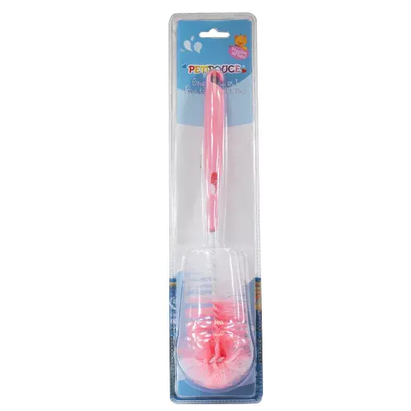Small thumb brush 2 in 1 pink