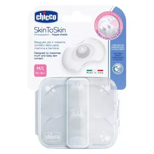 Chicco Allaitemint Paracapezzoli Silicone M/L 2 unità