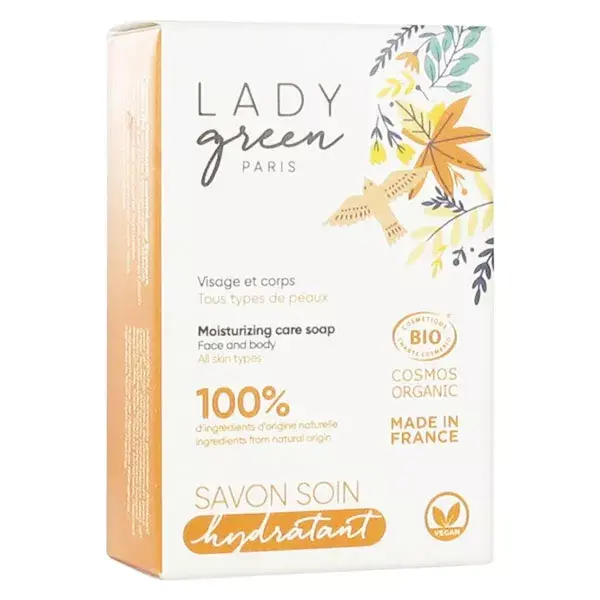 Lady Green Savon Soin Hydratant Bio 100g