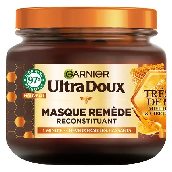 Garnier Ultra Doux Masque Remède Reconstituant Trésors de Miel 340ml