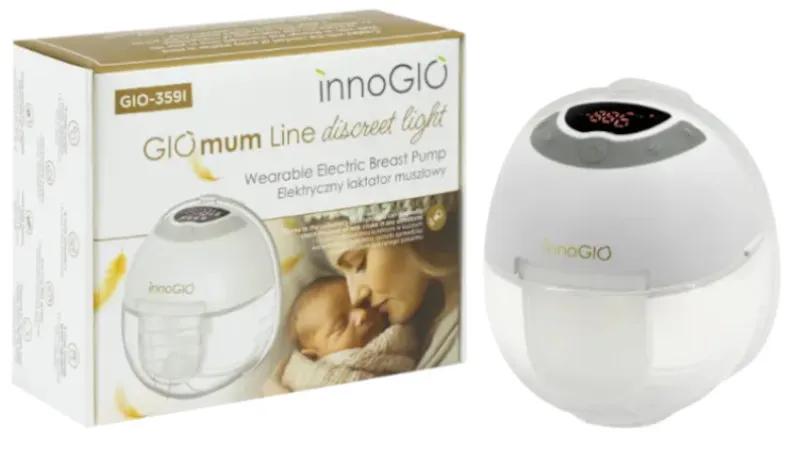 InnoGIO GIOmum Line Discreet Light Tragbare elektrische Milchpumpe mit Licht