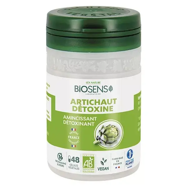 Biosens Artichaut Détoxine Bio 48 gélules végétales