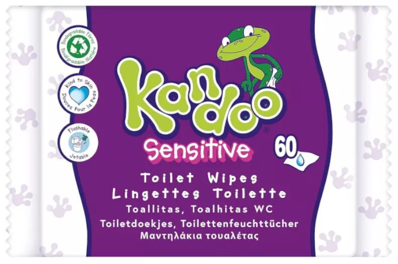 Kandoo Sensitive Wipes 60 Einheiten